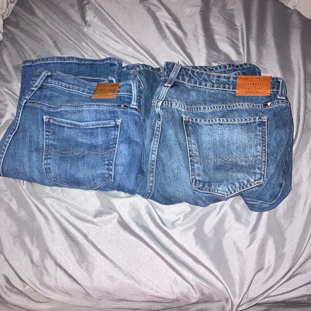 Women’s 12 waist 31 length lucky Brand Easy Rider 2 Jean bundle, good condition